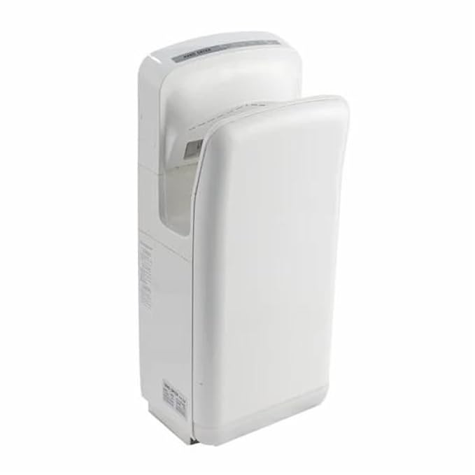 Electric Wall Mountable Hand Dryer 1900W - White | Tall Standing Model — view 5