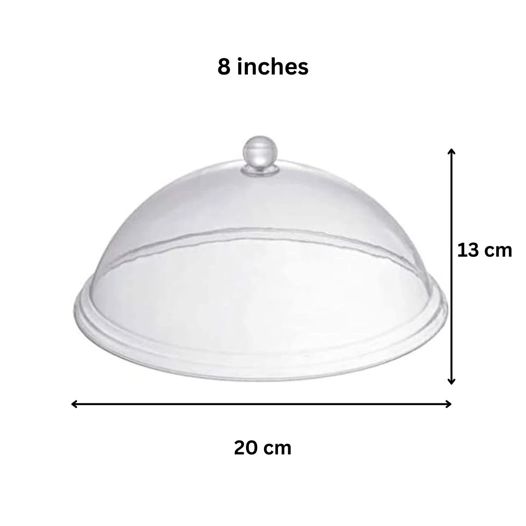 PC Transparent Round Dome Food Cover — view 2