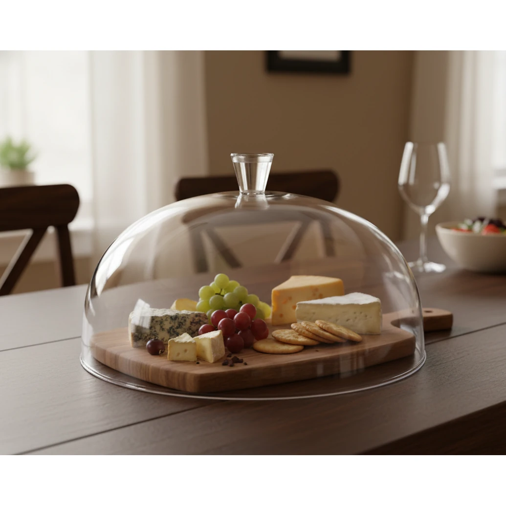 PC Transparent Round Dome Food Cover 30cm - Eco — view 3