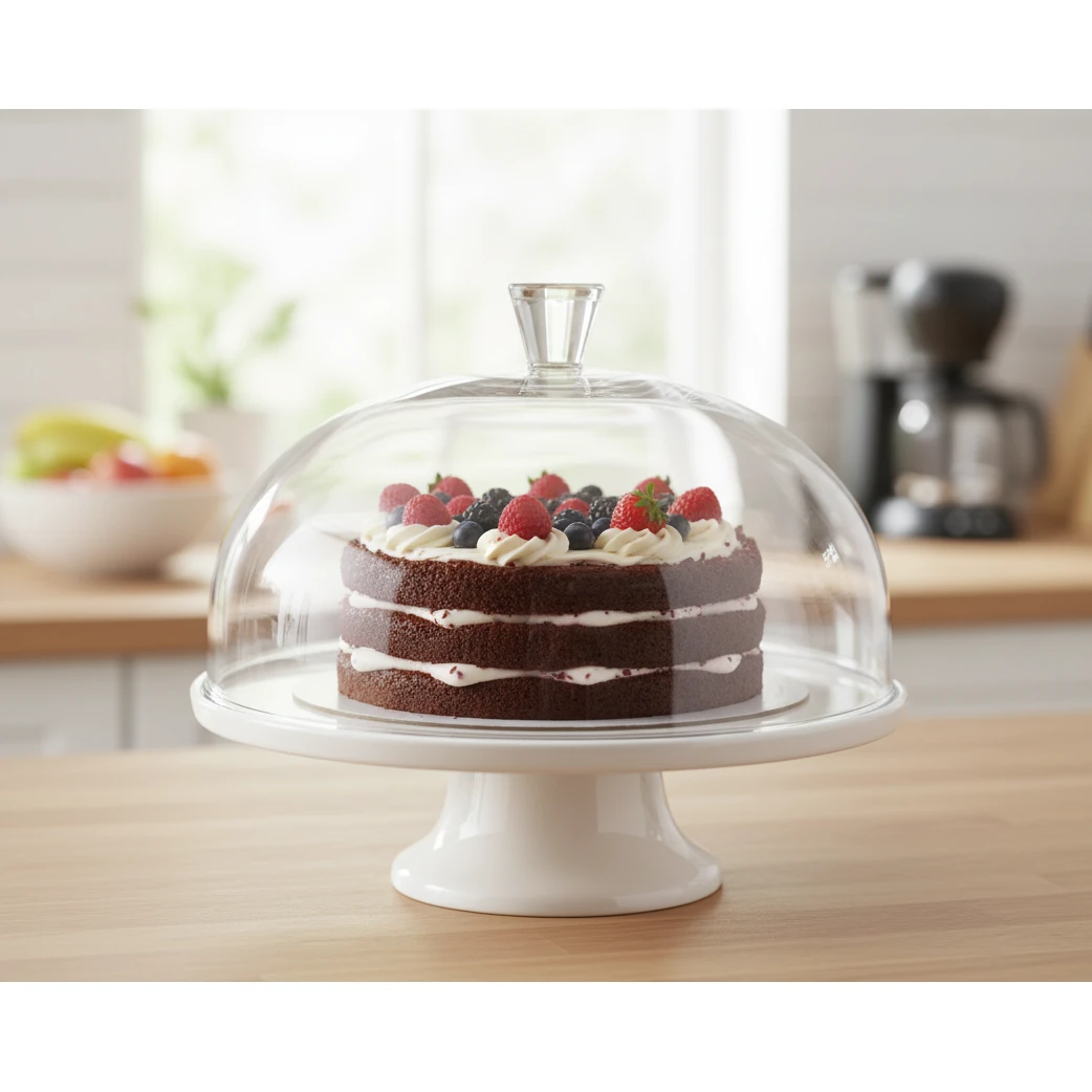 PC Transparent Round Dome Food Cover 30cm - Eco — view 4