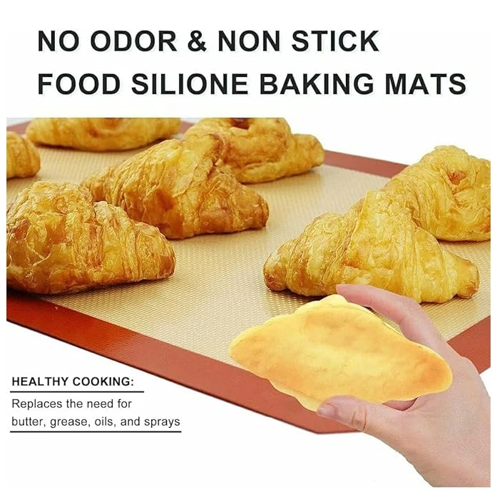 Silicon Baking Mat Red Border — view 8