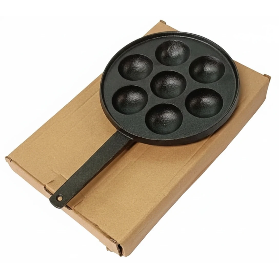 Cast Iron Pan with for Appe/Mini Idli — view 8