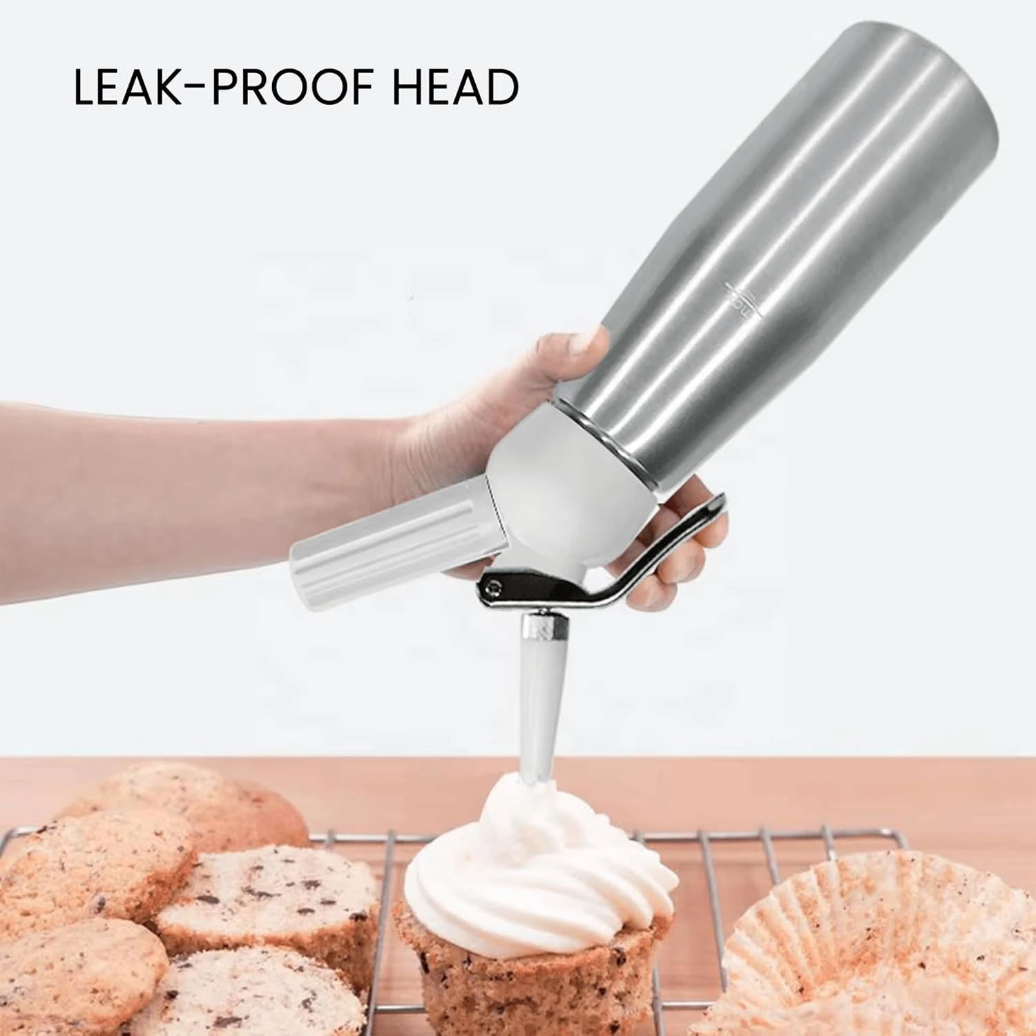 Aluminium Cream Whipper - Lite — view 4