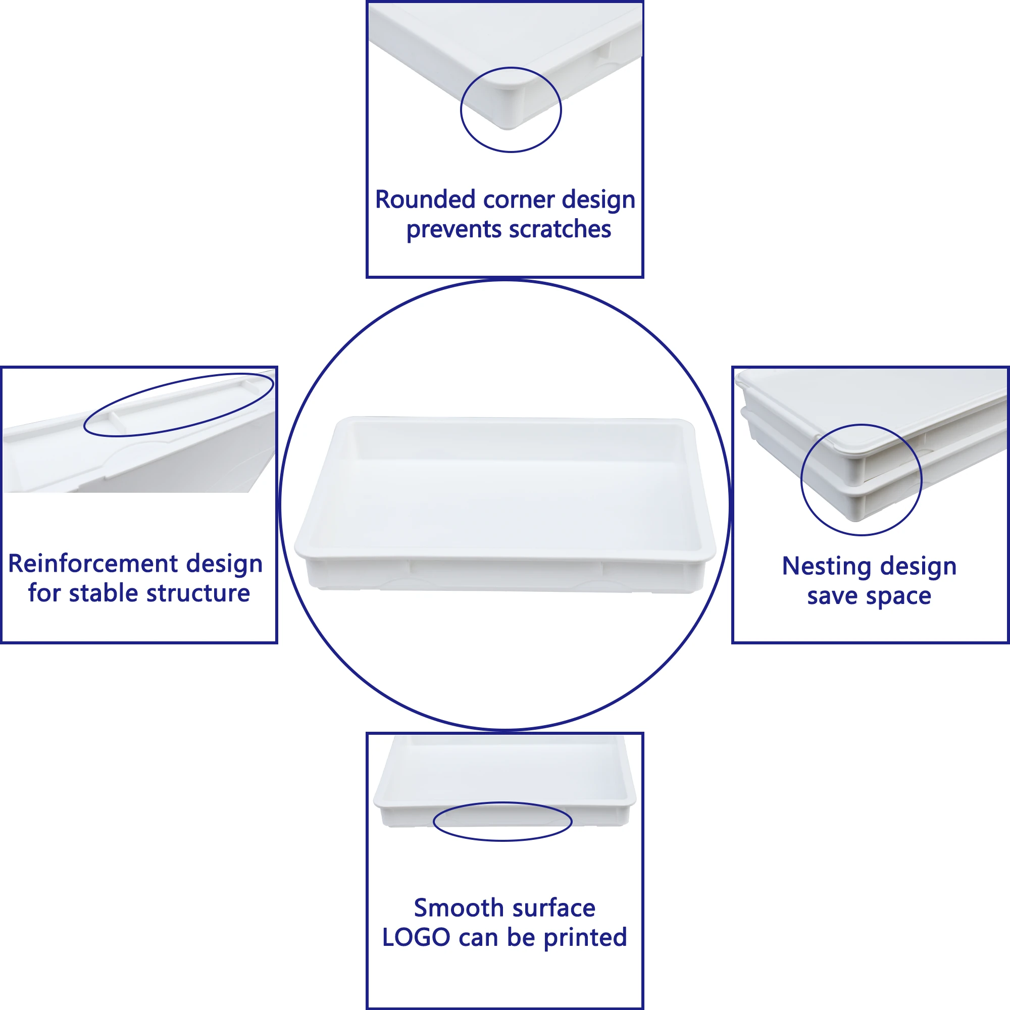 Plastic Dough Box with Lid — view 5