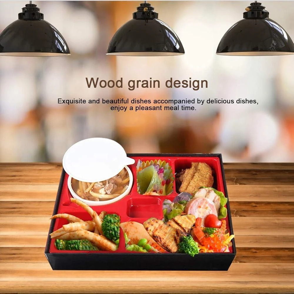 ABS Food Grade Bento/Thali/Meal Box 6 Compartments — view 3