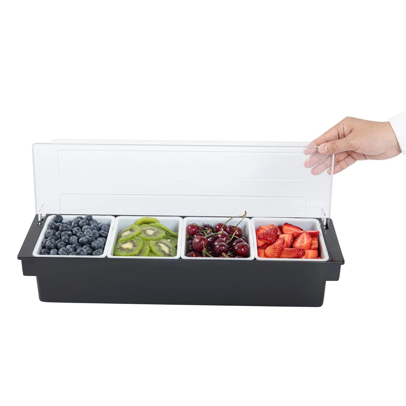 Plastic Condiment/Spice/Masala Box with PC Lid — view 9