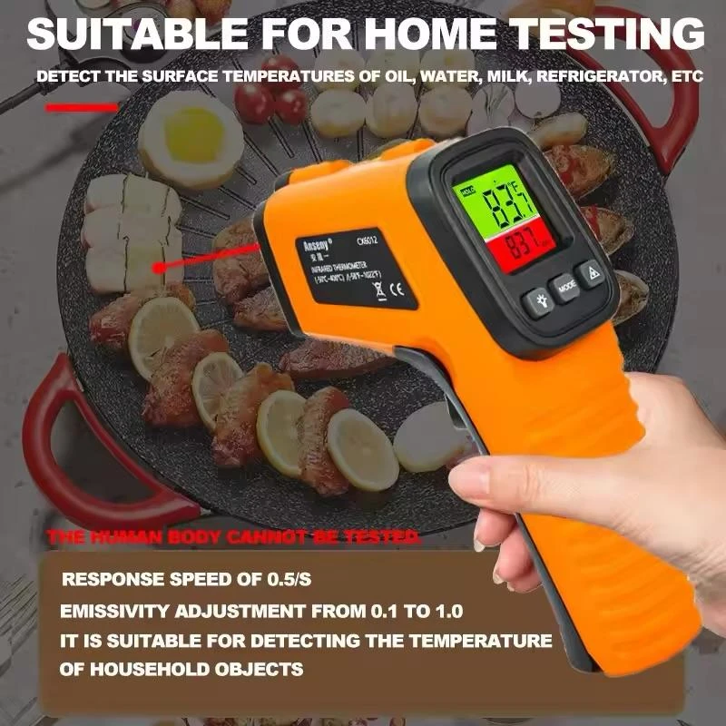 All Purpose Laser Thermometer Regular (Temp Range: -50°C to +550°C) — view 4