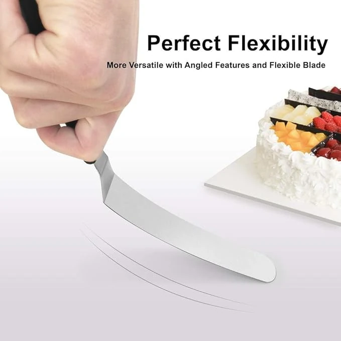 Plastic Black Handle Bend Palette Knife — view 4