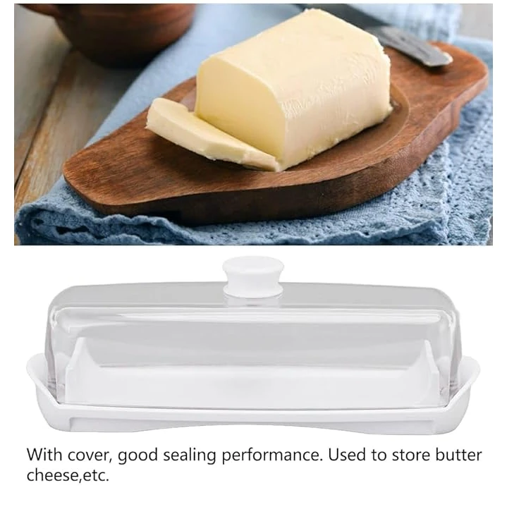 PC Butter Holder Tray with Lid & SS Butter Slicer Knife — view 4