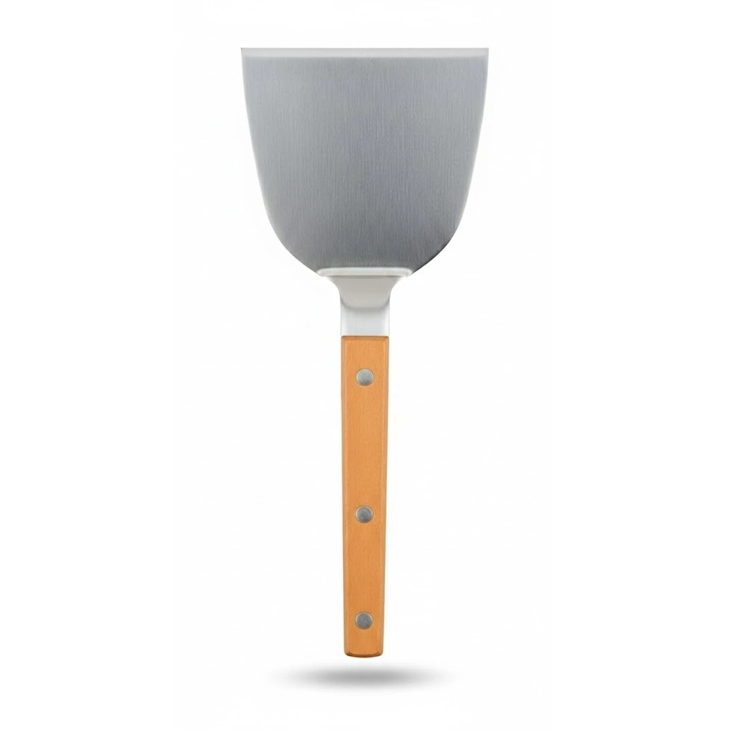 Wooden Flat Handle SS U Shaped Lifter Small - No.73 — view 5