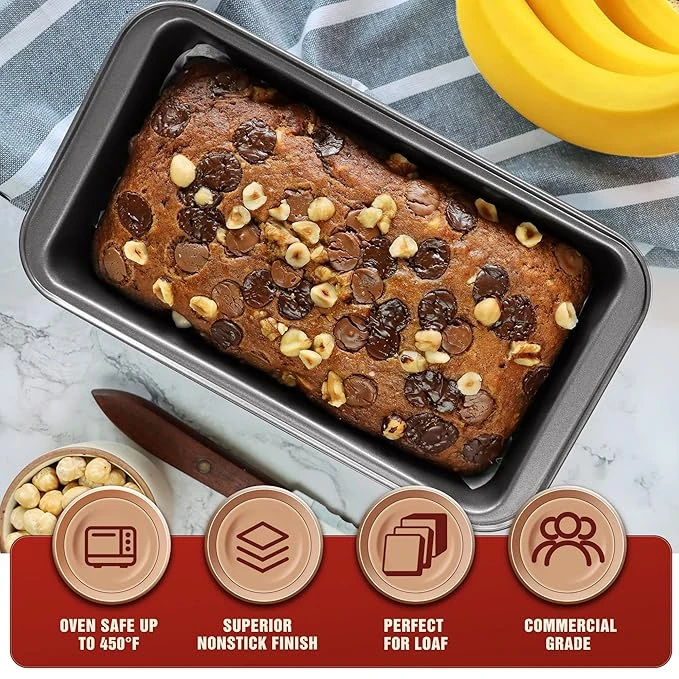 Rectangle Teflon Coated Curved Bread Mould — view 5