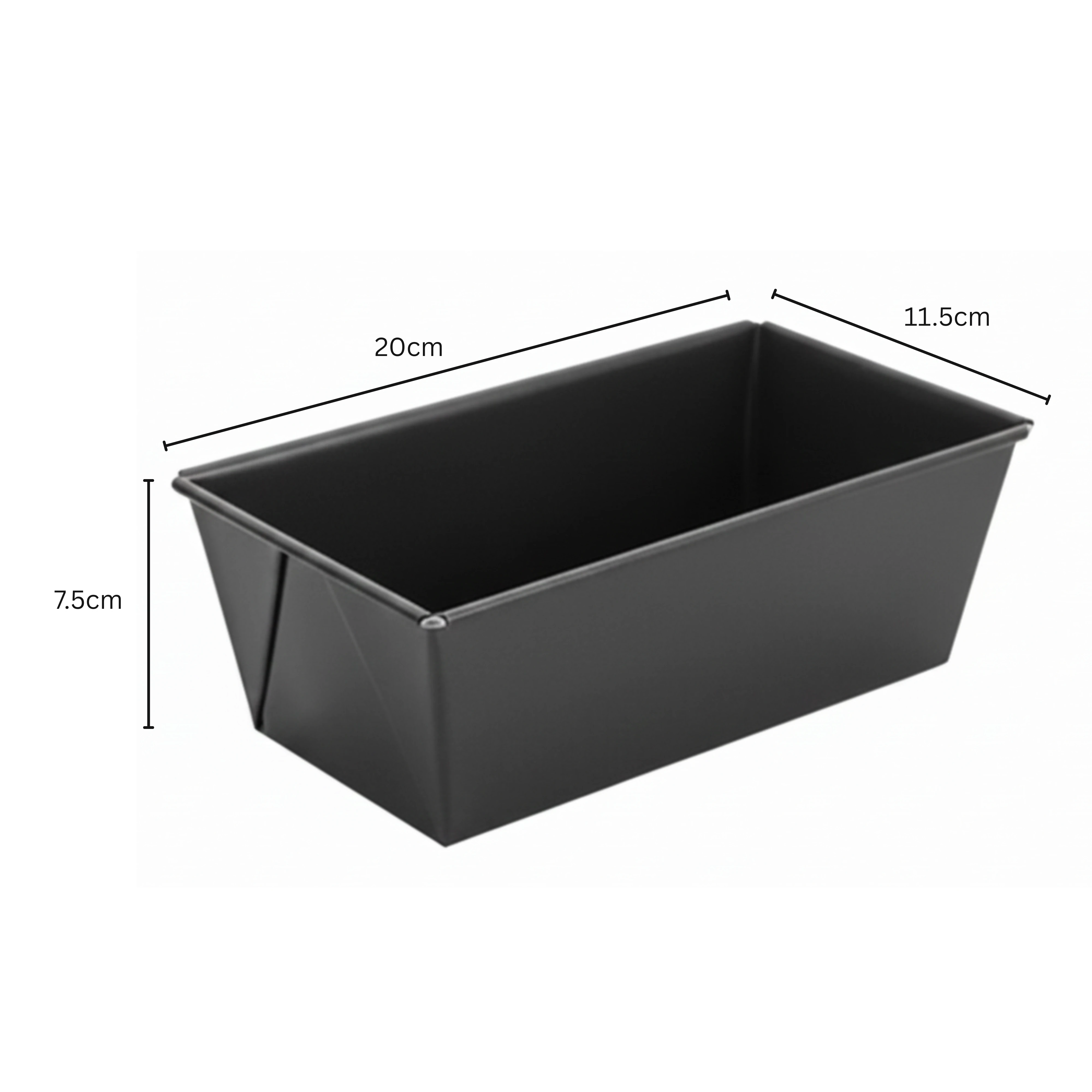 Rectangle Teflon Coated Straight Bread Mould — view 2
