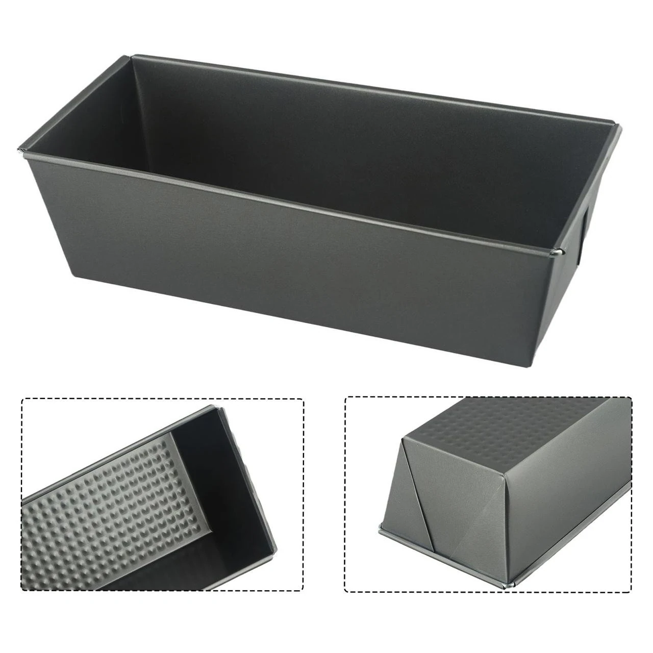 Rectangle Teflon Coated Straight Bread Mould — view 5
