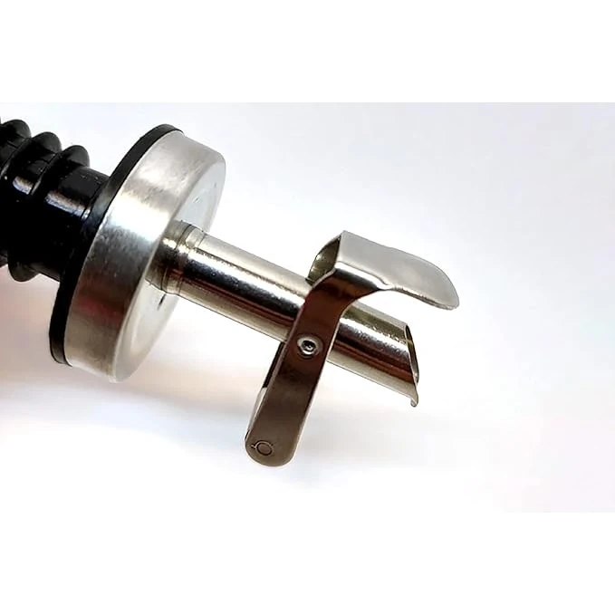 VAMA Glass + SS Oil/Vinegar Dispenser - 180ml | Black — view 4