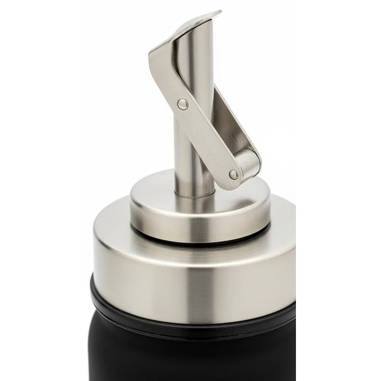 VAMA Glass + SS Oil/Vinegar Dispenser - 180ml | Black — view 5