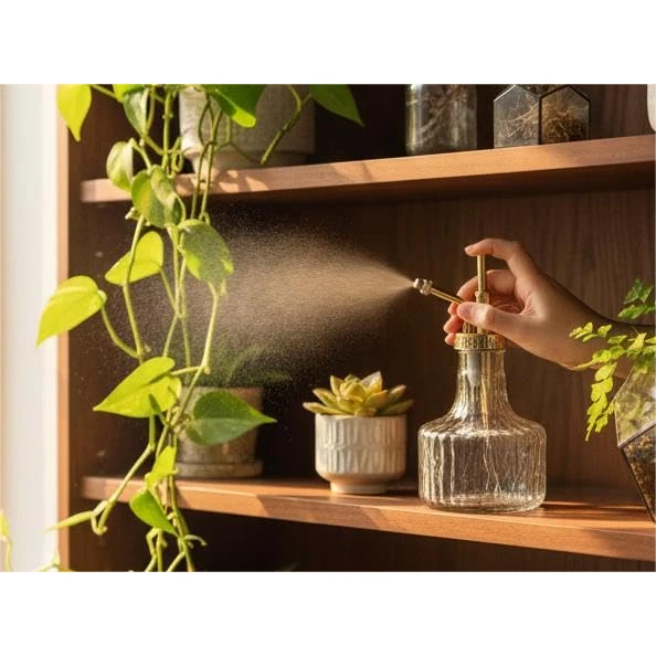 VAMA Glass Oil Spray Bottle - 240ml | Transparent — view 3