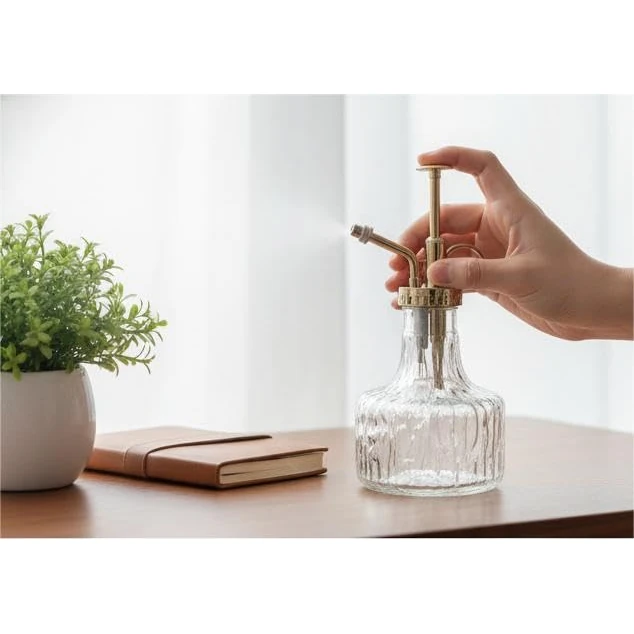 VAMA Glass Oil Spray Bottle - 240ml | Transparent — view 6