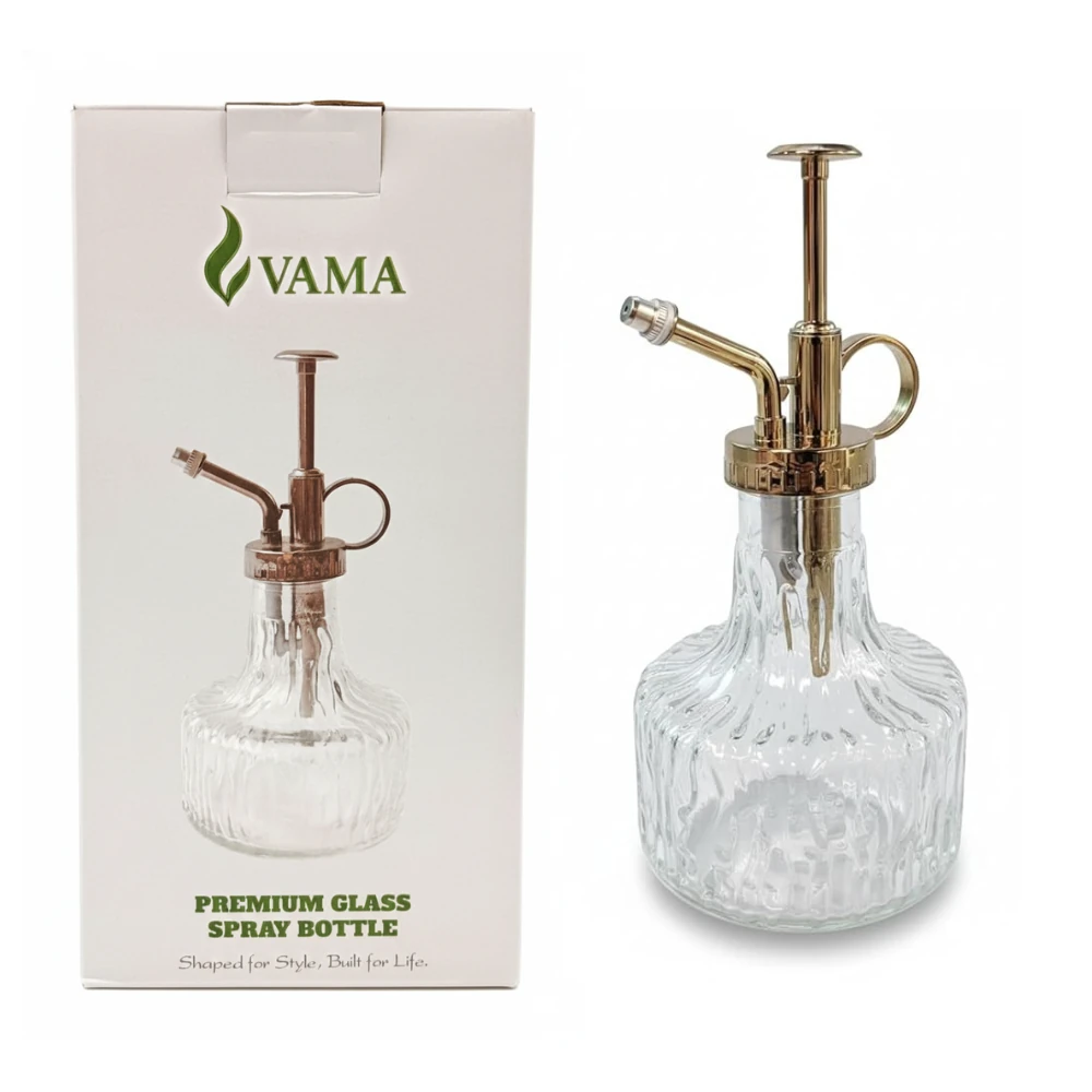 VAMA Glass Oil Spray Bottle - 240ml | Transparent — view 8
