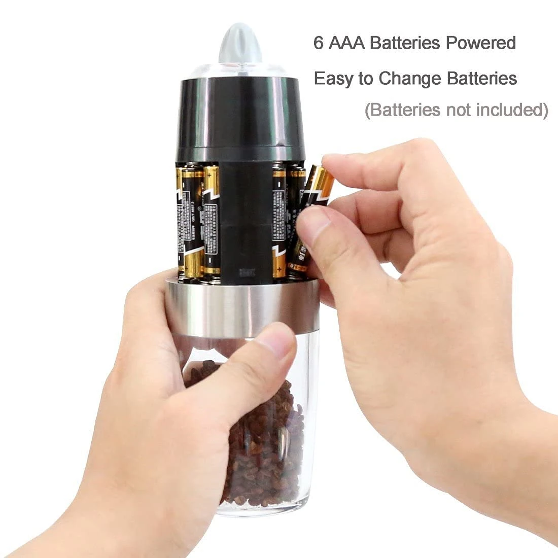 VAMA Electric Automatic LED Salt/Pepper Grinder — view 5