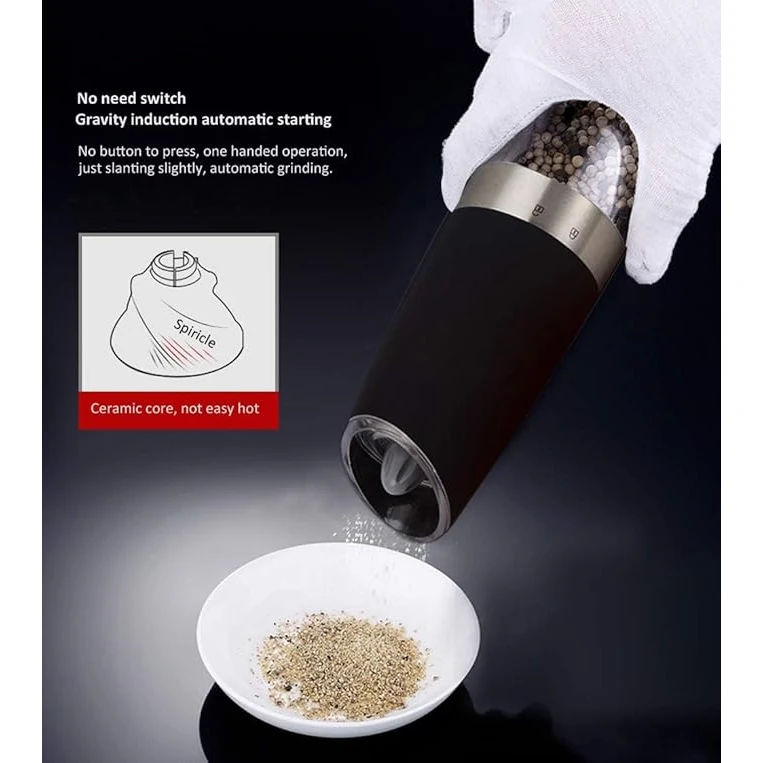 VAMA Electric Automatic LED Salt/Pepper Grinder — view 6