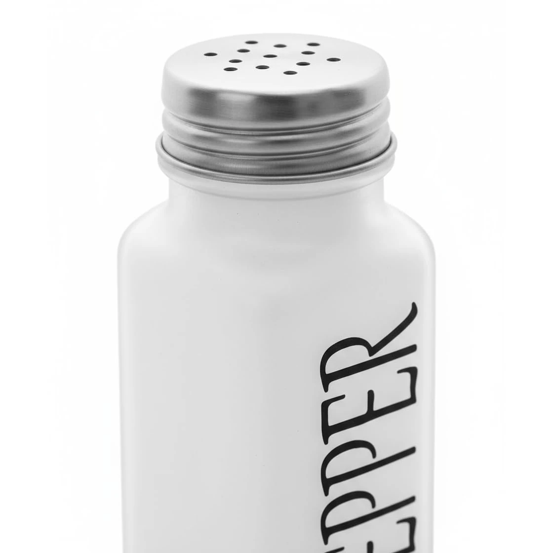 VAMA 2 in 1 Glass Salt & Pepper Set without Stand - White — view 5