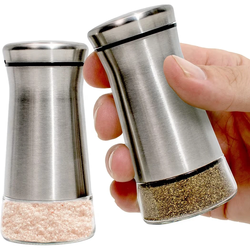 VAMA SS + Glass Salt & Pepper Set — view 8
