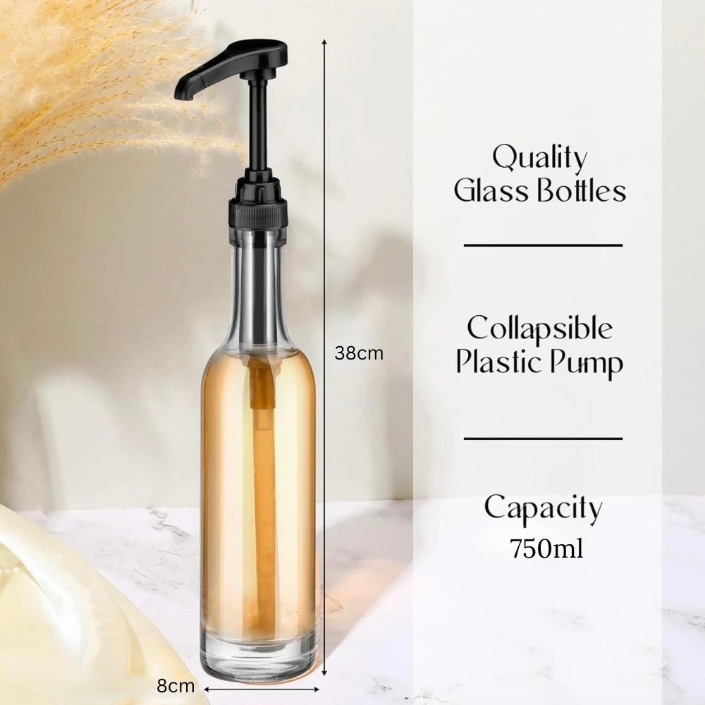 Glass Syrup/Sauce/Liquid Dispenser — view 2