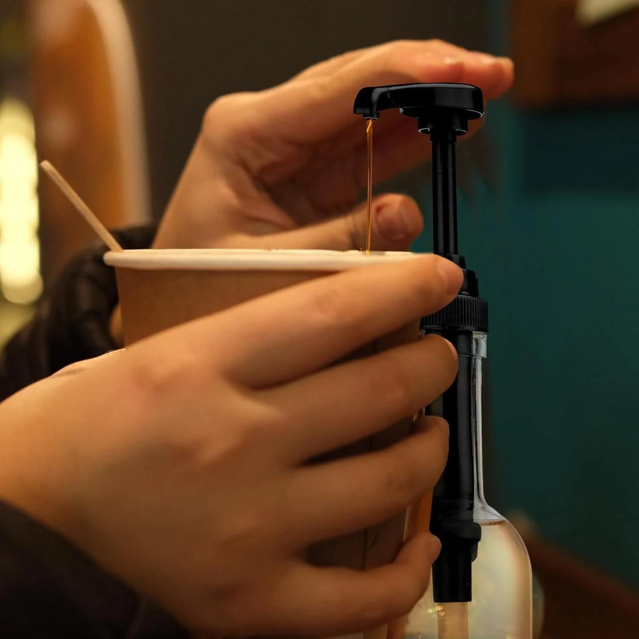 Glass Syrup/Sauce/Liquid Dispenser — view 3