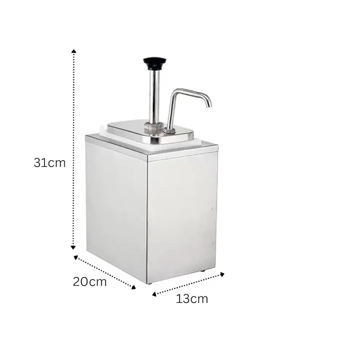SS Tank SS Head Sauce Dispenser — view 2