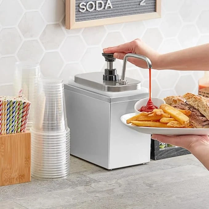 SS Tank SS Head Sauce Dispenser — view 3