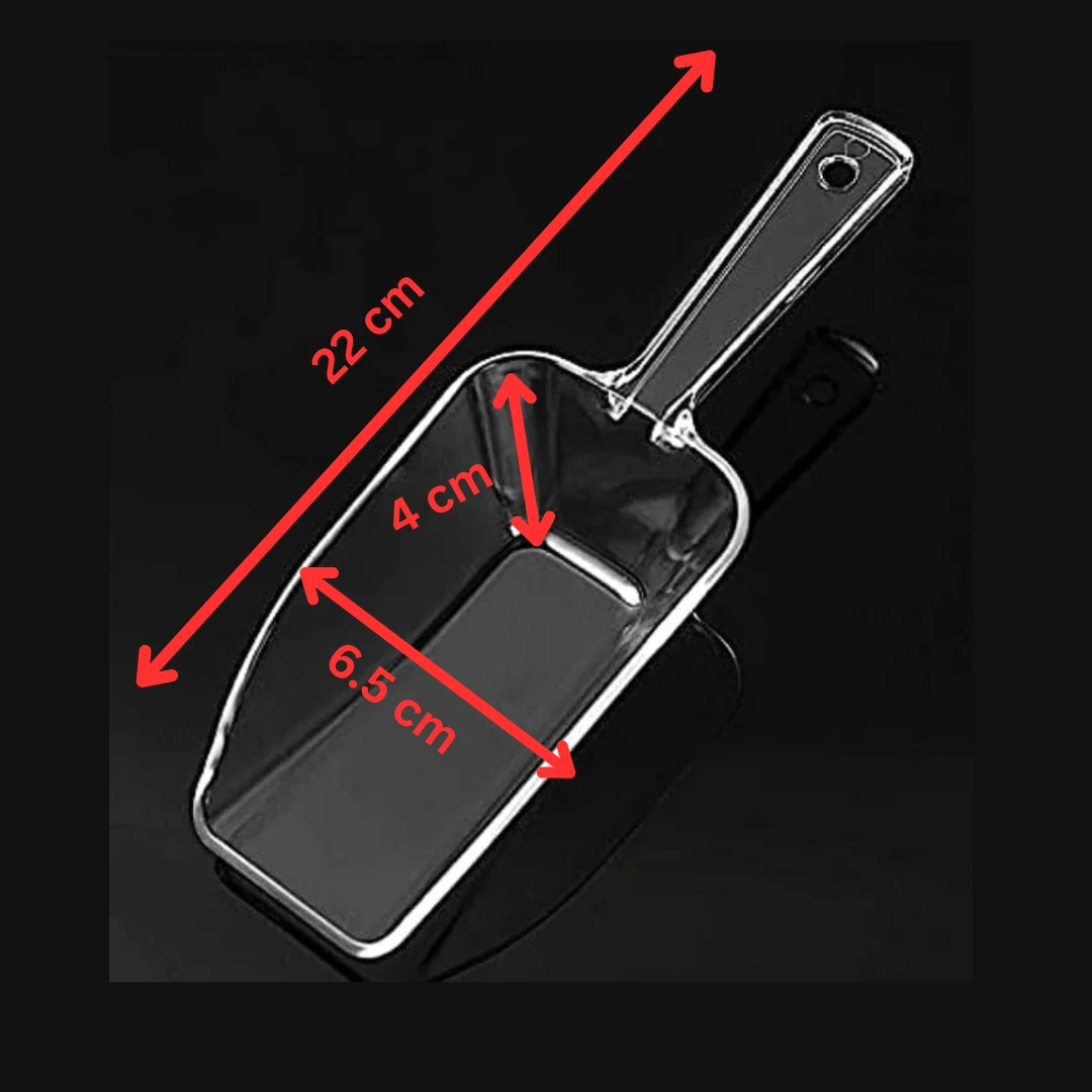 PC Grain/Ice Scoop with Flat Bottom — view 2