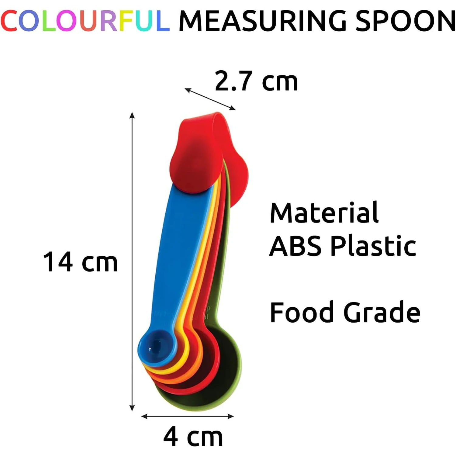 Plastic Heavy Measuring Spoon — view 2