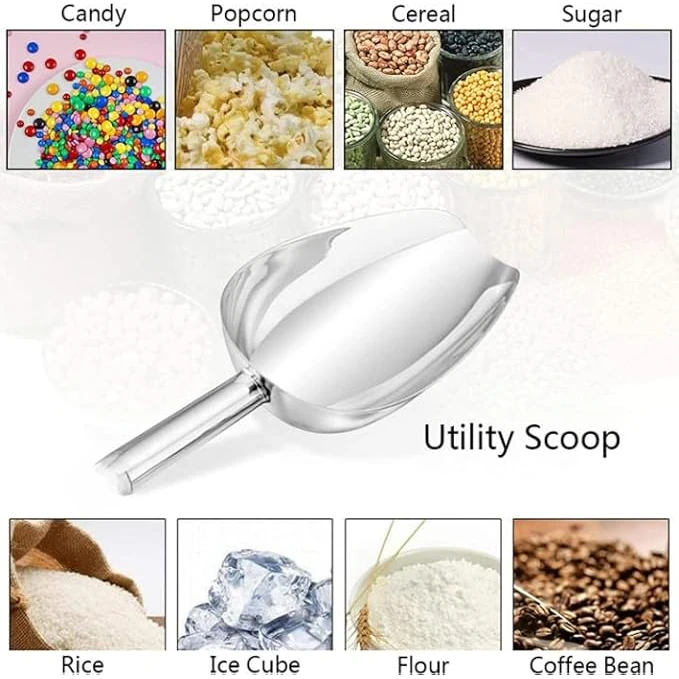 SS Heavy Grain/Ice Scoop — view 3