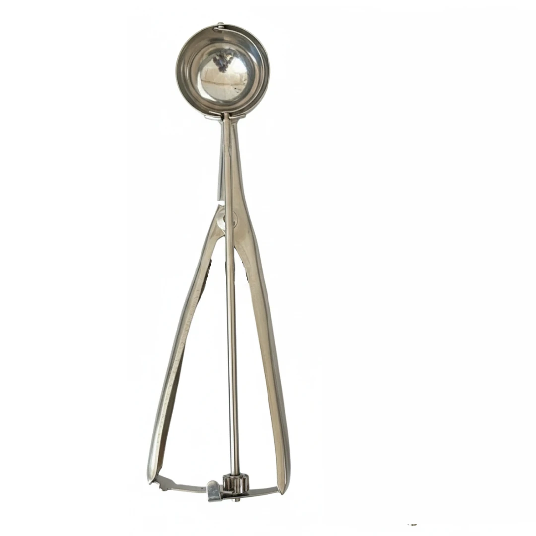 SS Ice Cream Scoop with Gear + Spring