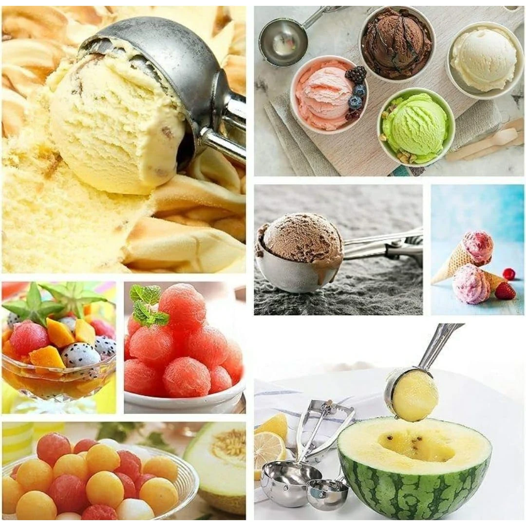 SS Ice Cream Scoop with Spring — view 3