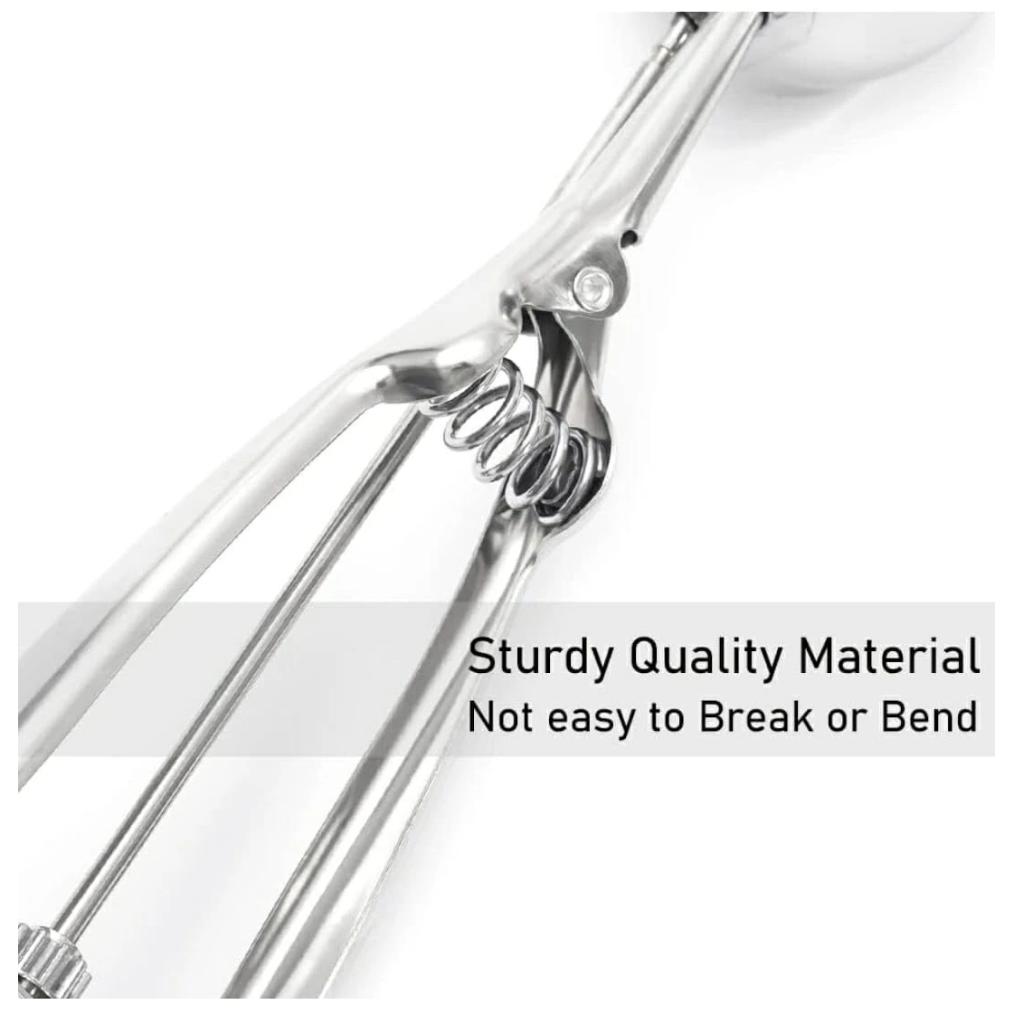 SS Ice Cream Scoop with Spring — view 6