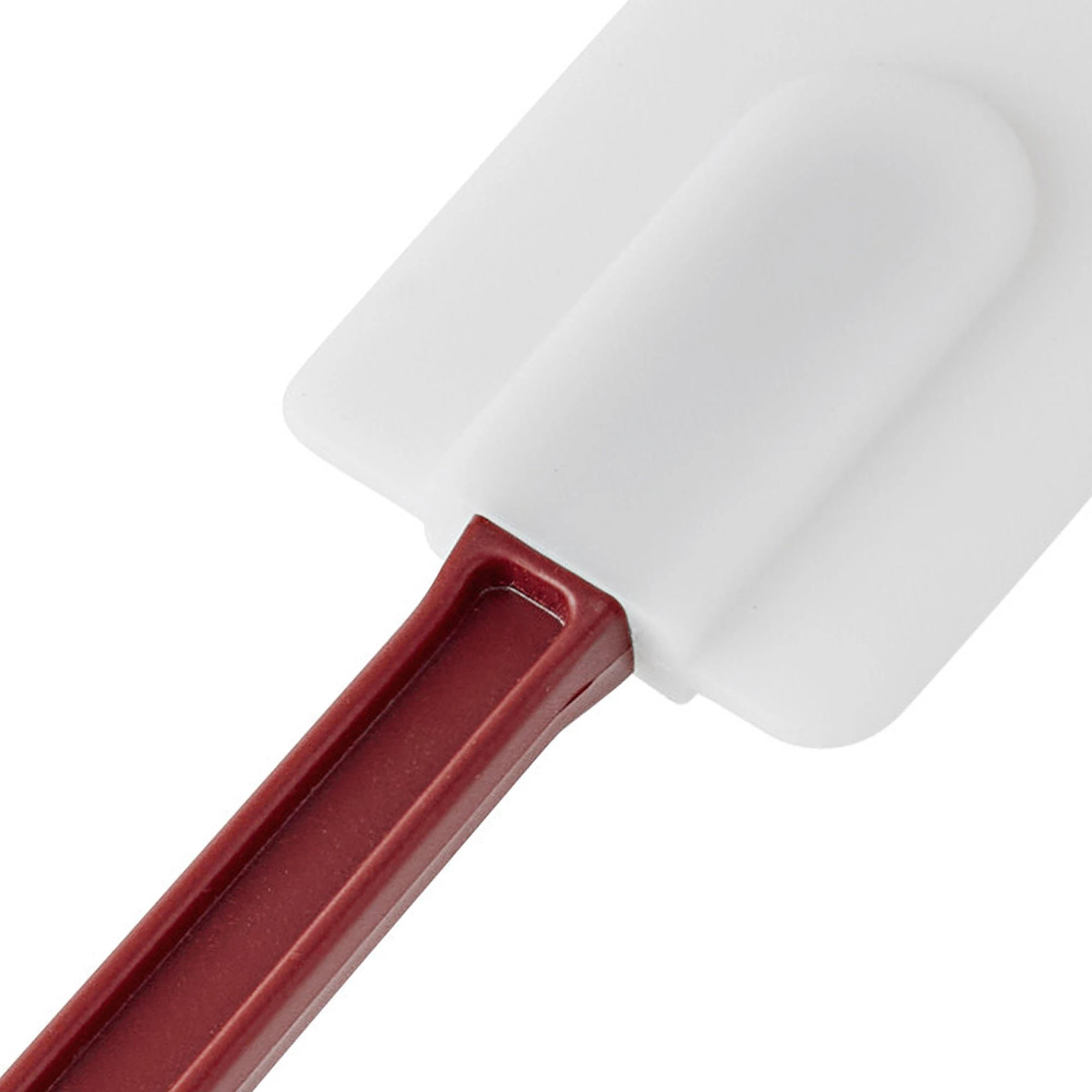 Plastic Red Handle Silicon Spatula — view 7