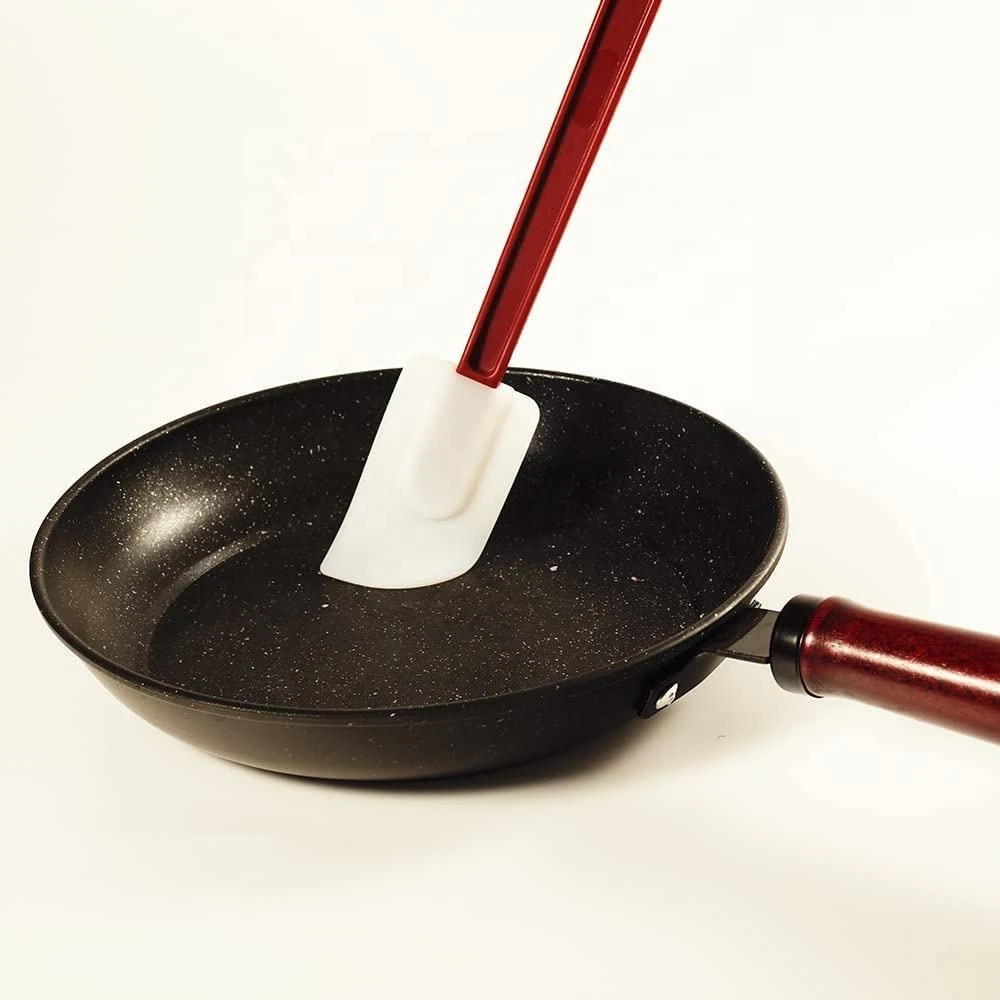 Plastic Red Handle Silicon Spatula — view 8