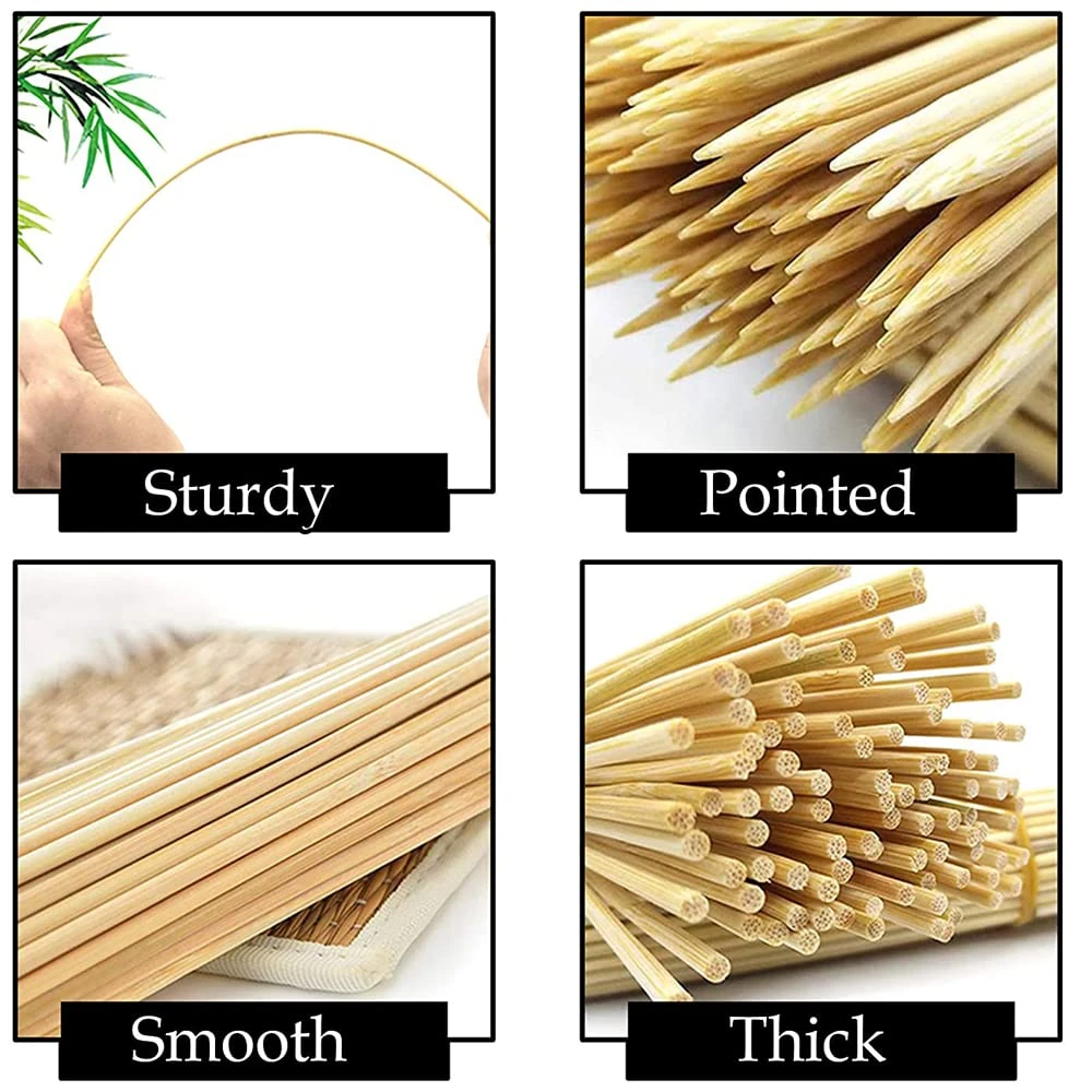 Wooden Bamboo Sticks | Thickness: 0.2cm | Quantity ~ 90pp — view 7