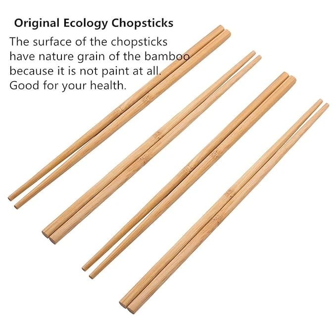 Wooden Chopsticks - Pack of 10 Sets in Card + Cover Packing — view 6