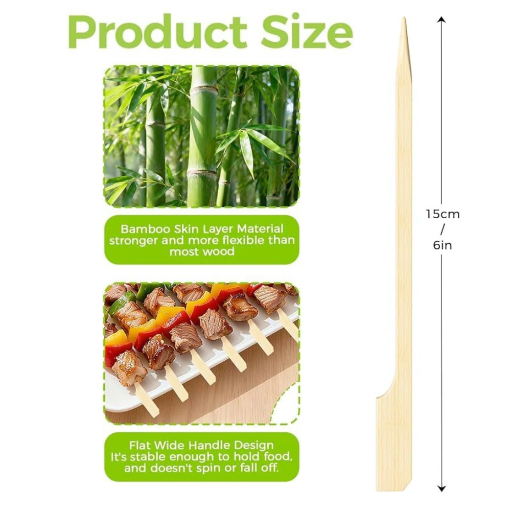 Wooden Stirrer Sticks - Length: 6" | Quantity ~ 100pp — view 2