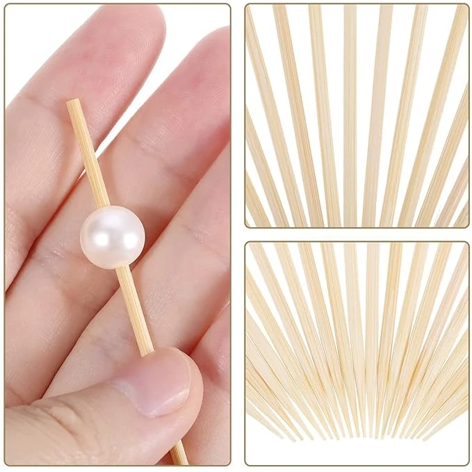 Wooden Stirrer Sticks with Pearl - Length: 5" | Quantity ~ 50pp — view 7