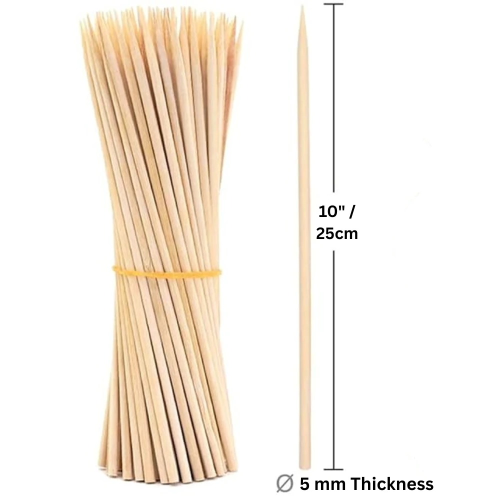 Wooden Potato Sticks | Thickness: 0.5cm | Quantity ~ 50pp — view 2