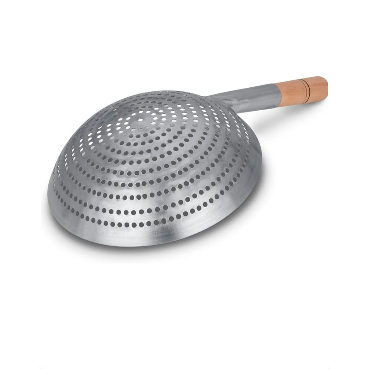 Wooden Handle SS Rice Strainer — view 4