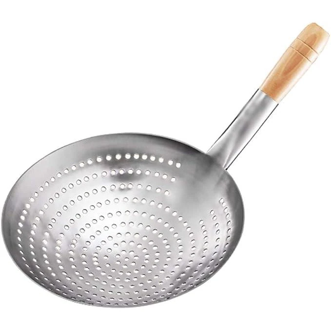 Wooden Handle SS Rice Strainer — view 7