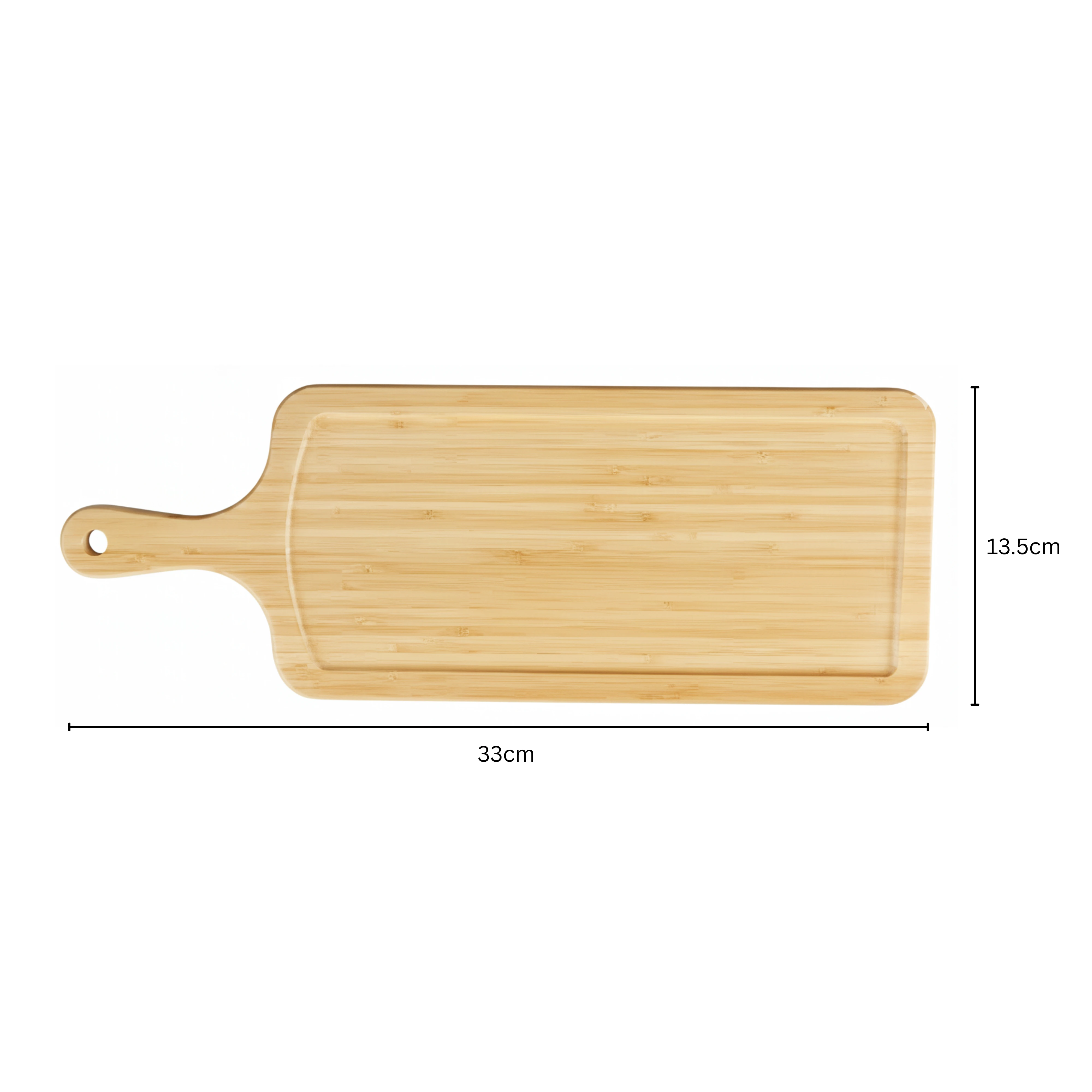 Wooden Rectangle Bat/Platter Plate — view 2
