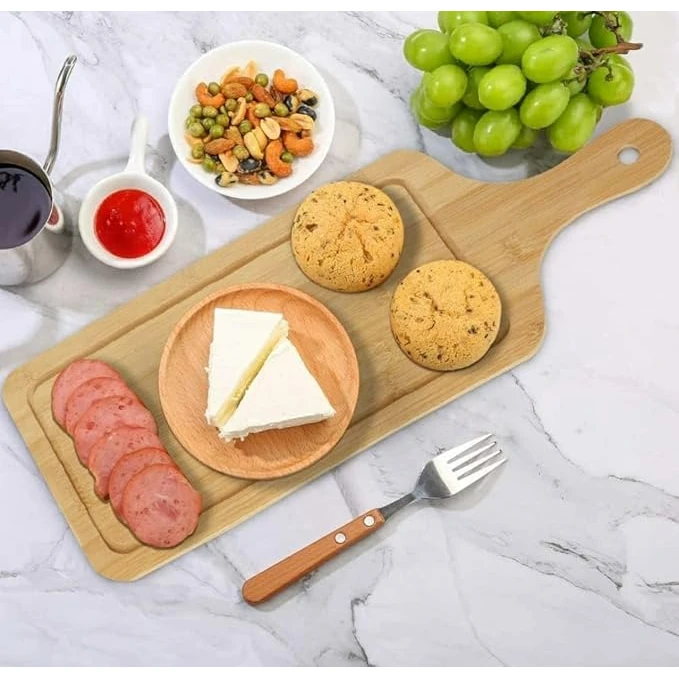 Wooden Rectangle Bat/Platter Plate — view 3