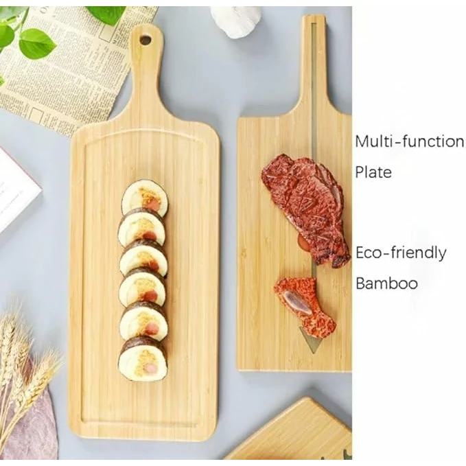 Wooden Rectangle Bat/Platter Plate — view 4