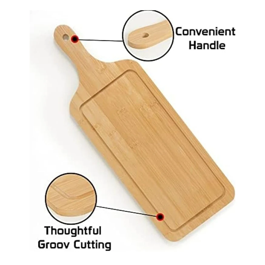 Wooden Rectangle Bat/Platter Plate — view 5