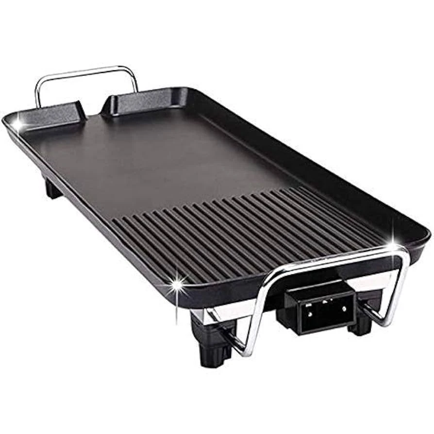 Electric Rectangle Barbeque Grill Tawa Plate